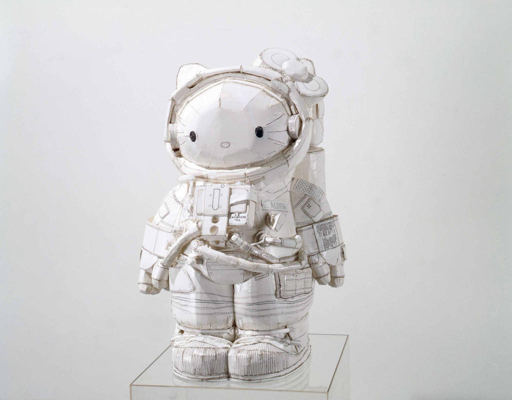 H.K. P.L.S.S., 2000, foamcore, paper, thermal adhesive, ink and plexiglass, 119.4 x 45.7 x 48.3 cm H.K. P.L.S.S., 2000, foamcore, paper, thermal adhesive, ink and plexiglass, 119.4 x 45.7 x 48.3 cm